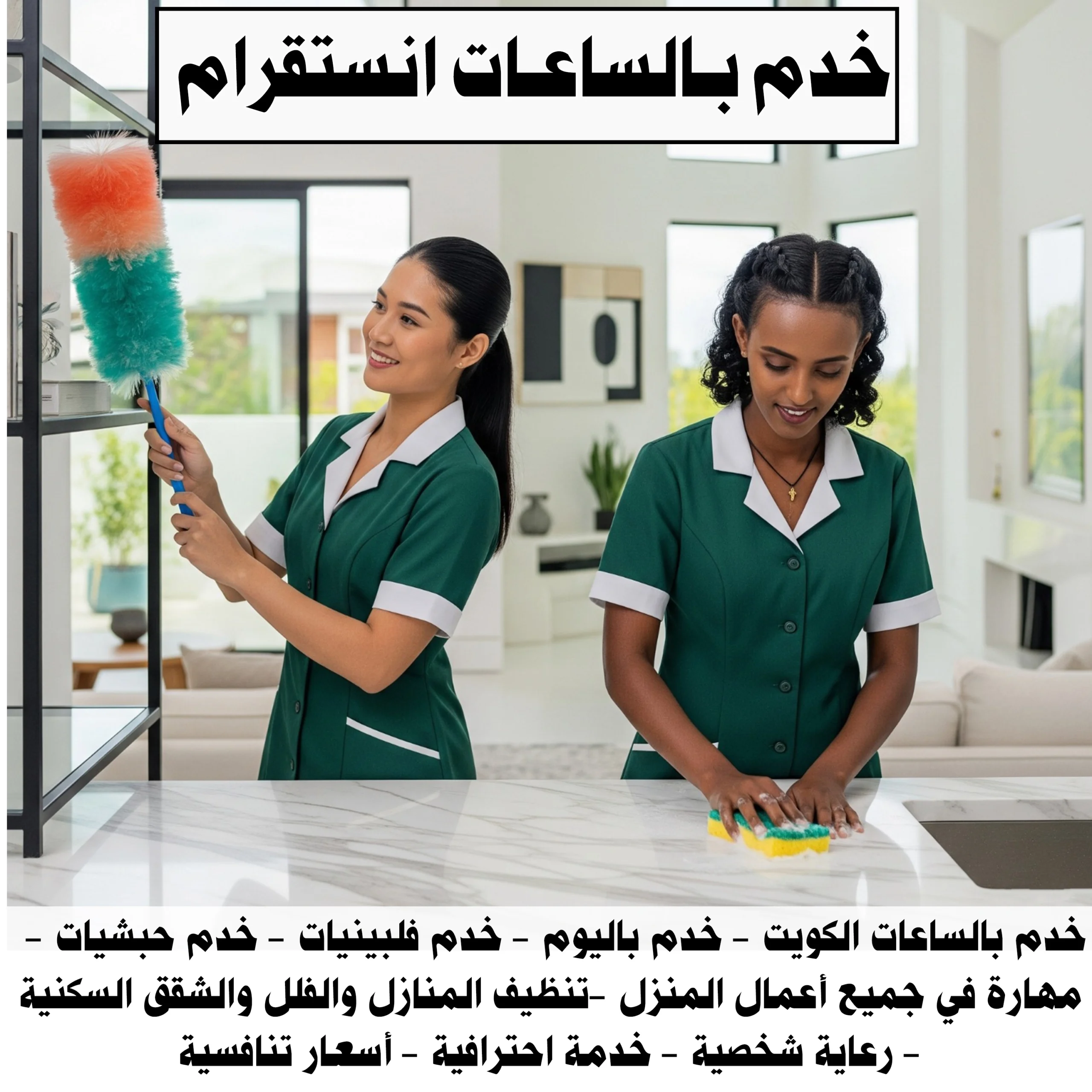 خدم بالساعات انستقرام