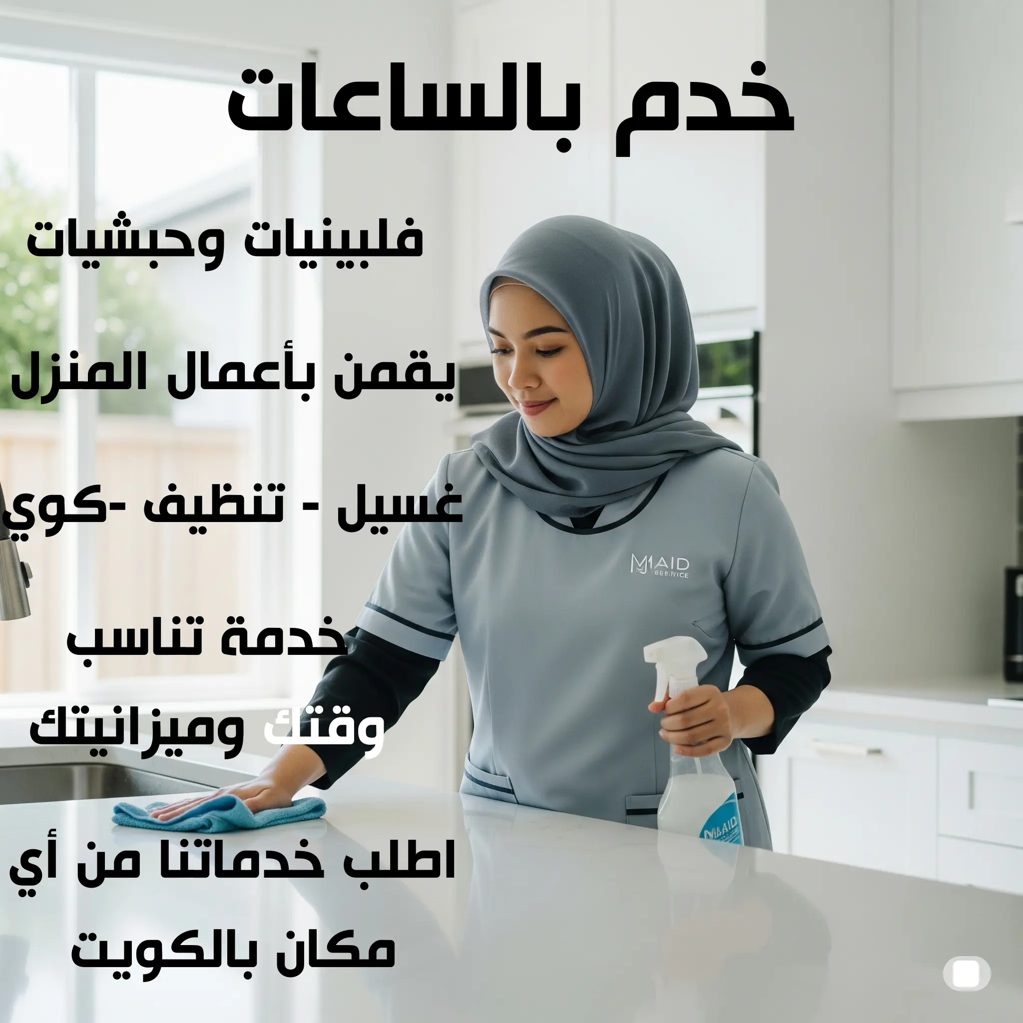 خدم بالساعات 50357667 📞 | خدمة تناسب وقتك وميزانيتك بالكويت