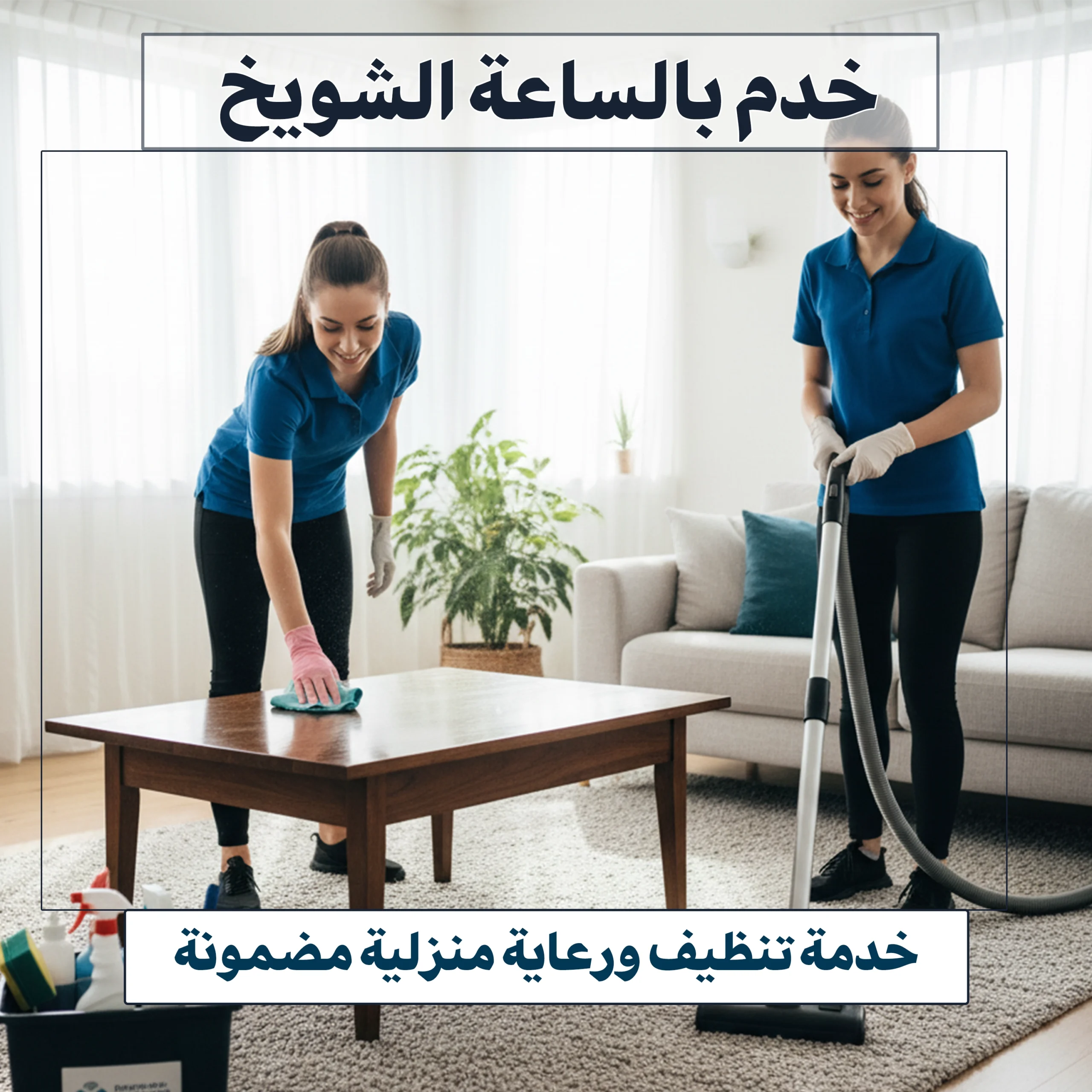خدم بالساعة الشويخ | اختيارك الأمثل لتنظيف بيتك بأقل تكلفة